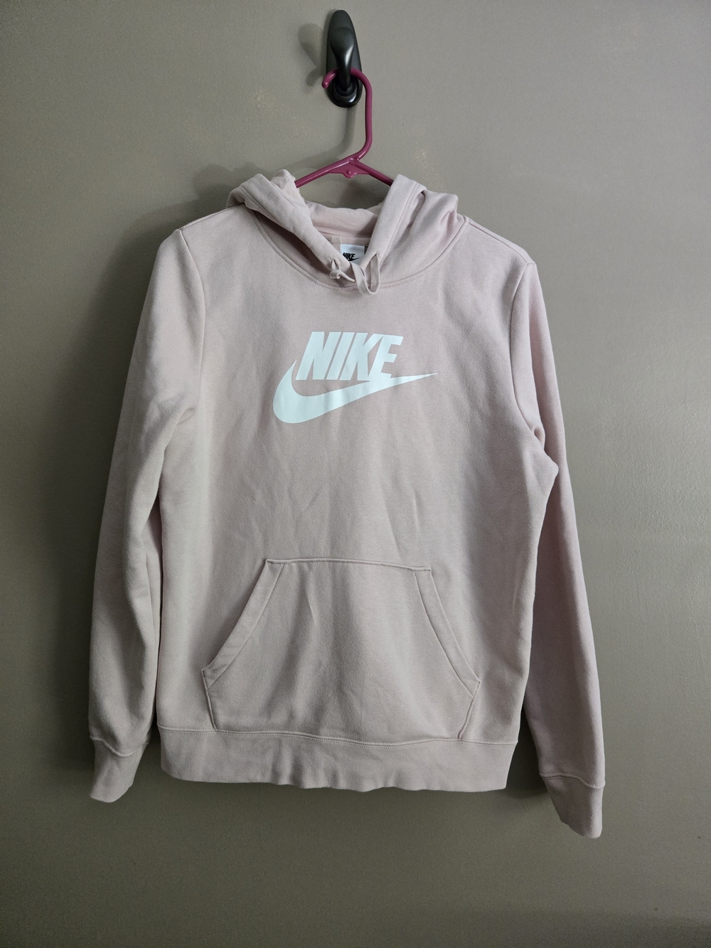 Nike Sportswear Light Pink Pullover Hoodie Medium
